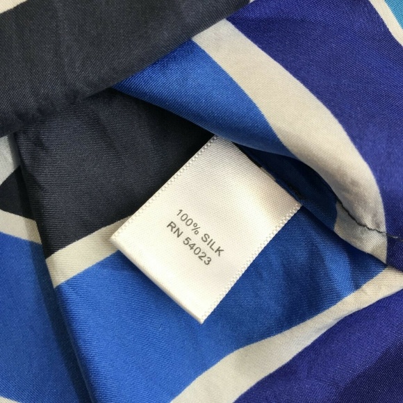 Banana Republic Striped Print Tunic Top Sz Small - Picture 7 of 8